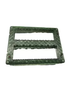 Vimar 14620 unterstützt 14 Module mit Schrauben der Plana-Serie 2